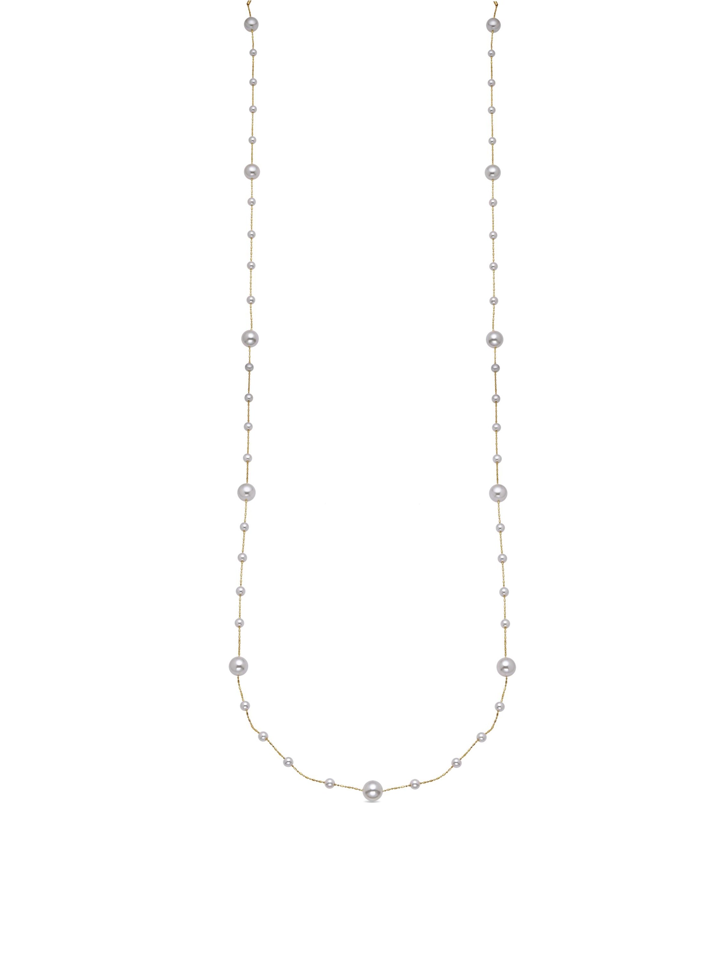 Collana 'Xyaz' in Onesize Luxenter di colore bianco, Visualizzazione prodotti