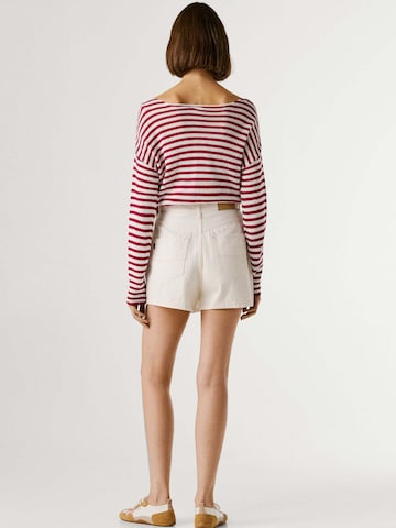 Pepe Jeans Regular Shorts in Weiß