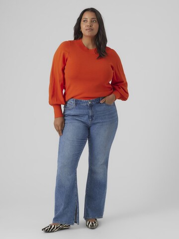 Vero Moda Curve Sweater in Orange