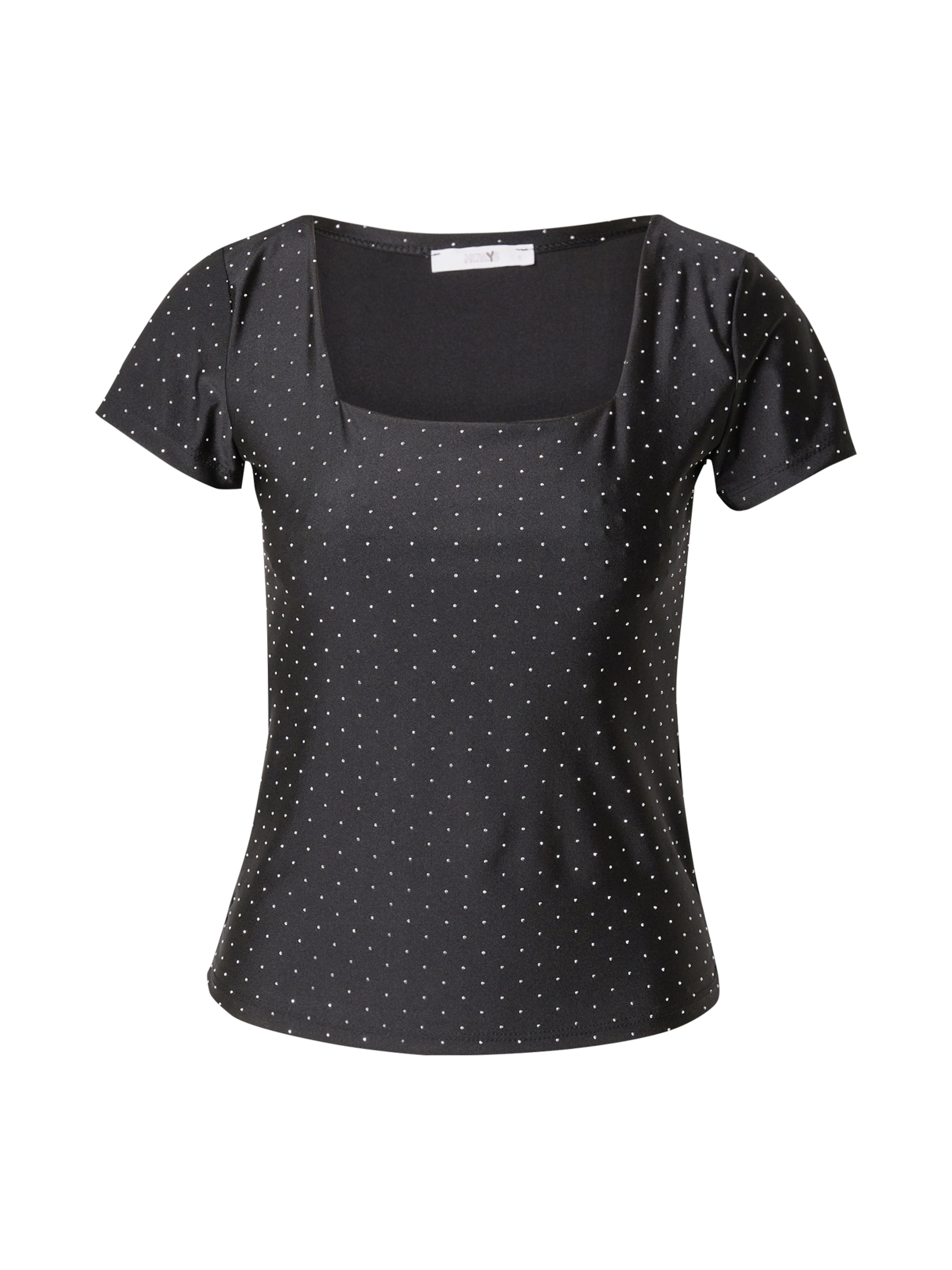 Hailys Tričko 'Ki44lia' - Čierna: predná strana