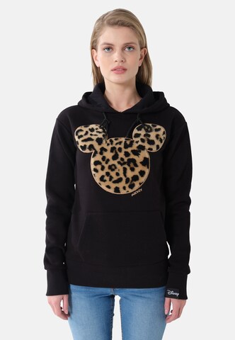 Course Sweatshirt 'Mickey Flock' in Schwarz: Vorderseite