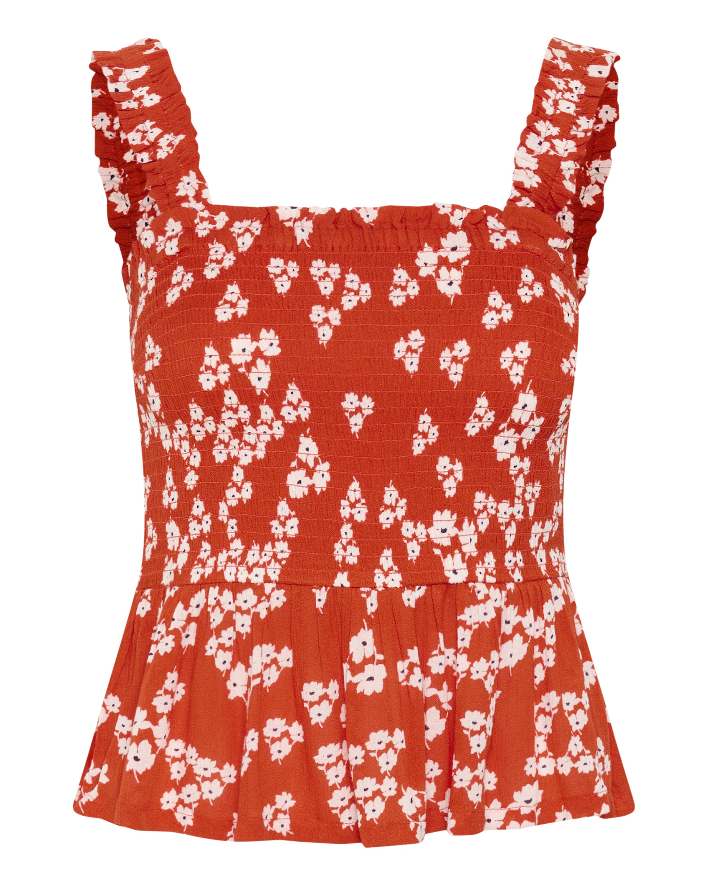 sarkans Kaffe Topiņš 'Amber': no priekšpuses