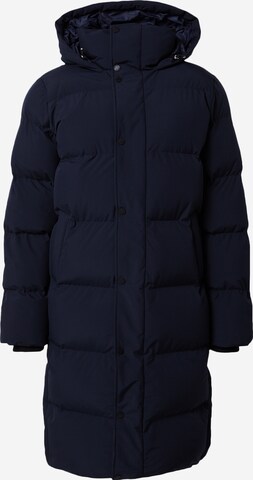 Manteau d’hiver Superdry en bleu : devant