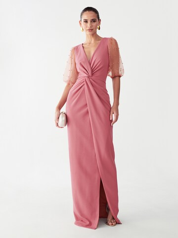 Rochie de seară 'CHIARA' de la BWLDR pe roz