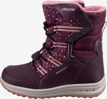 GEOX Snow Boots 'Roby' in Purple