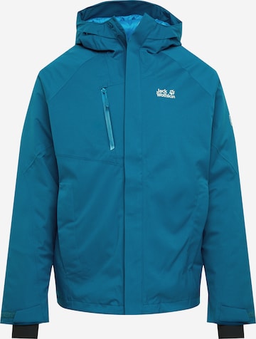 JACK WOLFSKIN Outdoor jacket 'TROPOSPHERE' in Blue: front