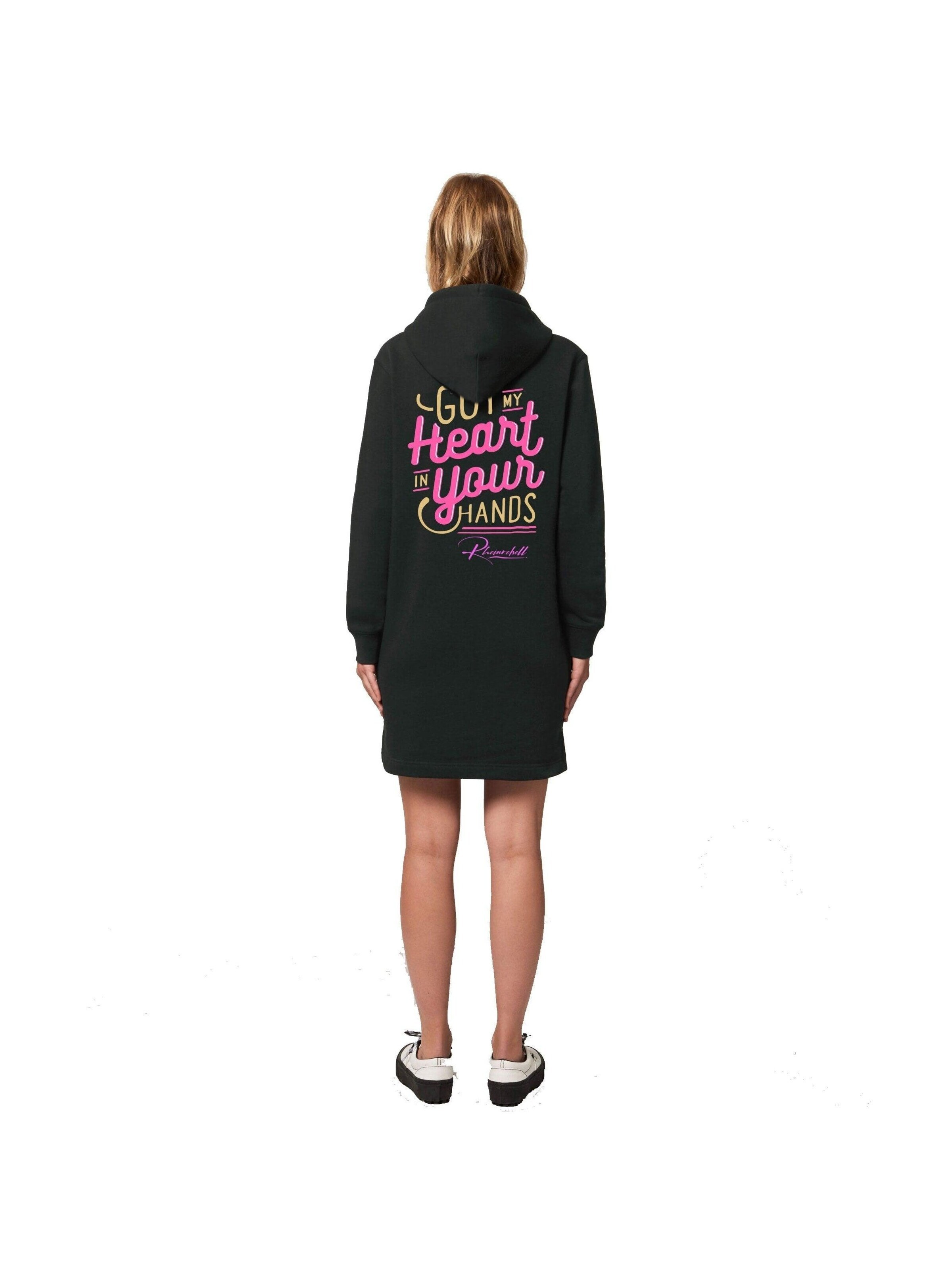 Rheinrebell Dress 'Hoodie Kleid' in Black