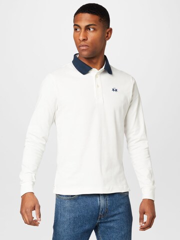 La Martina Shirt in White: front