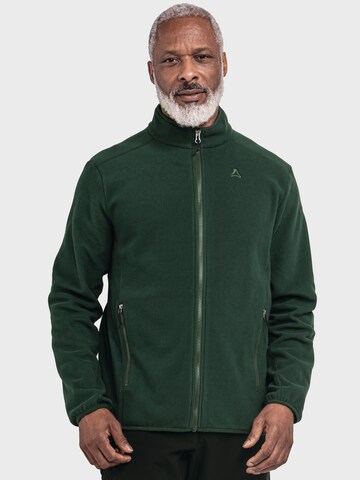Veste en polaire fonctionnelle ' Hiking Fleece Jk Style Ash MNS ' Schöffel en vert : devant