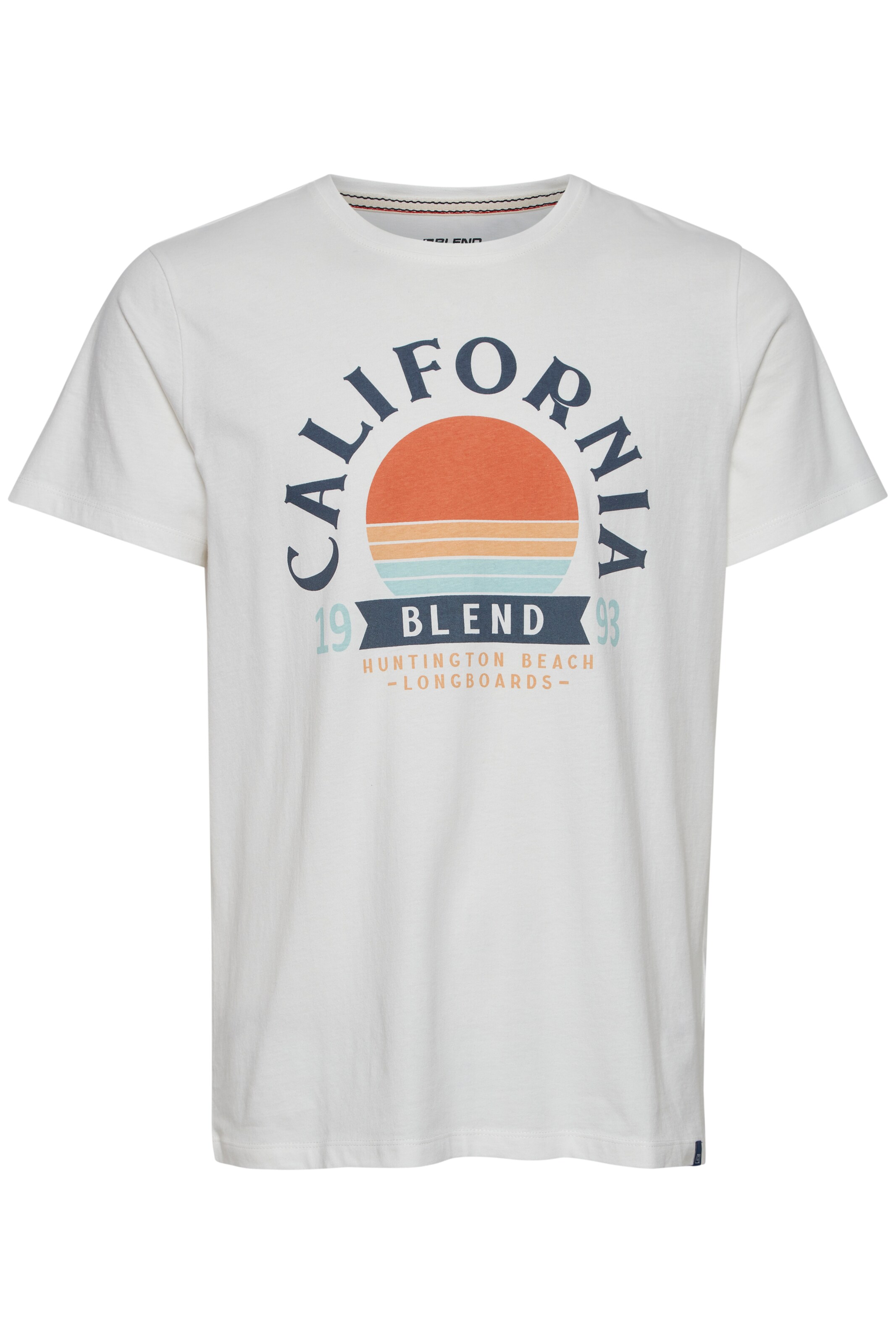 BLEND Shirt in Wit: voorkant