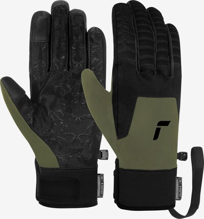 REUSCH Sporthandschuhe 'Raptor R-TEX XT TOUCH-TEC' in oliv / schwarz, Produktansicht