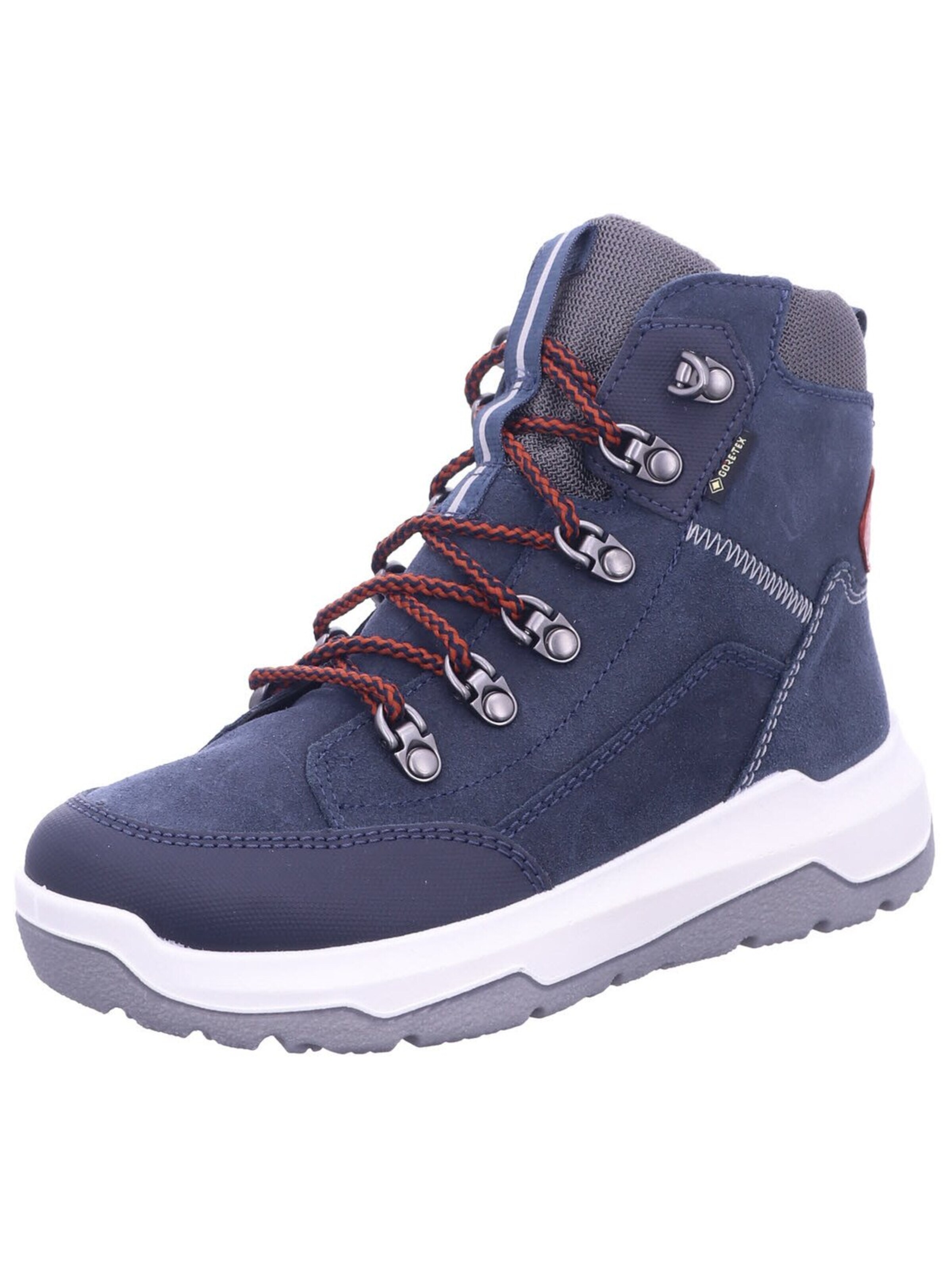 SUPERFIT Trainers 'Stiefel Jungen 1-000498 Echtleder in blau' in Blue: front