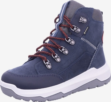 SUPERFIT Trainers 'Stiefel Jungen 1-000498 Echtleder in blau' in Blue: front