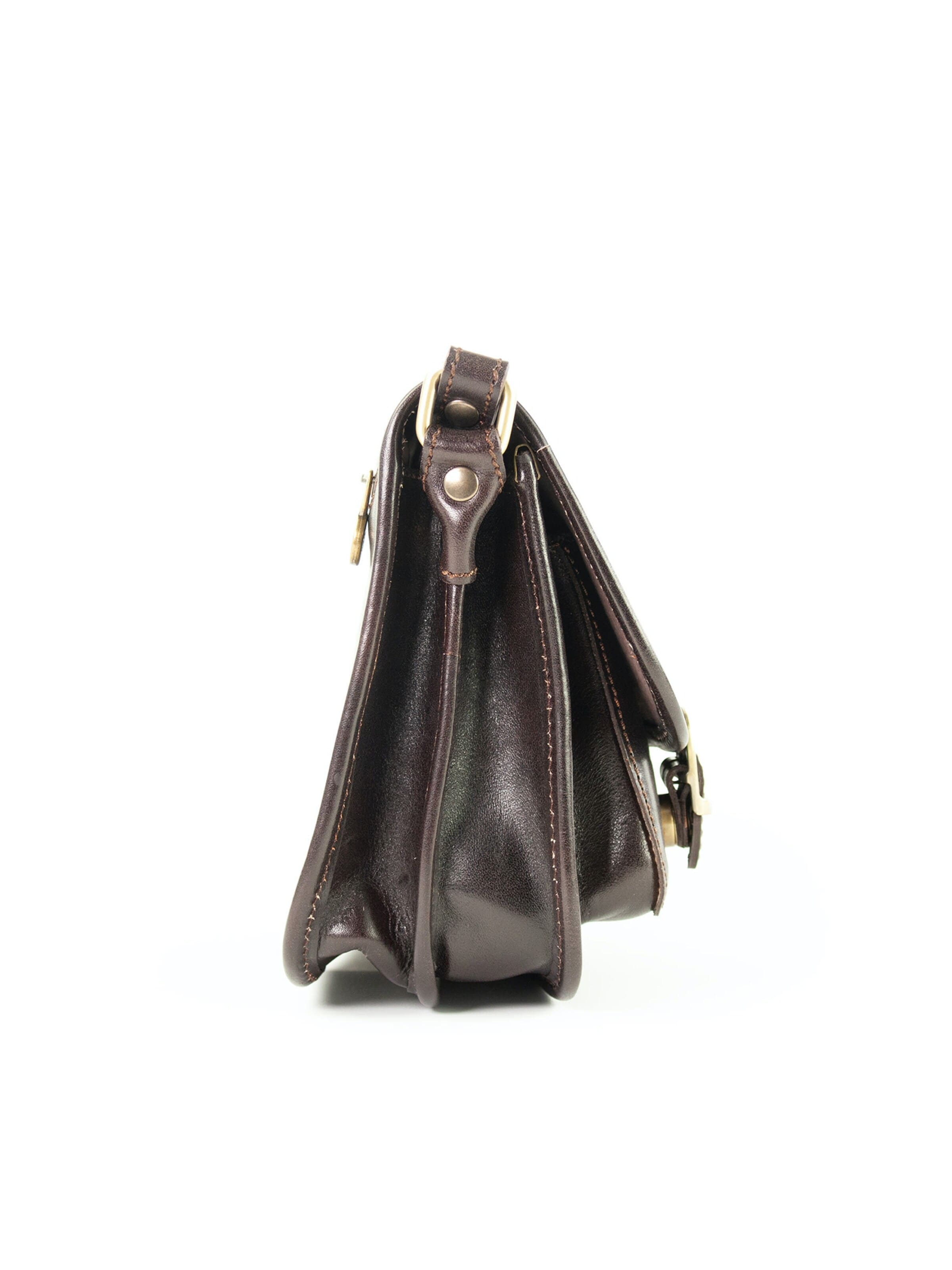 lePelou - Bolso de mano 'ELENA' en marrón