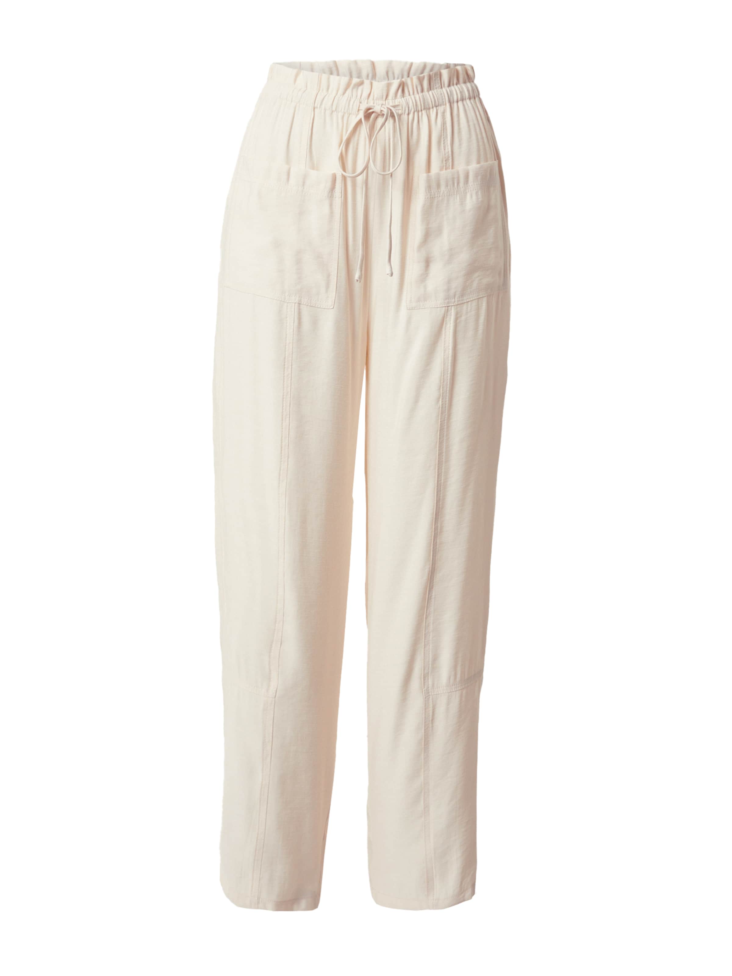 Loosefit Pantaloni 'Lynne' di Soft Rebels in beige: frontale