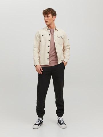 JACK & JONES Tapered Trousers 'Bill' in Black