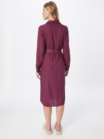 PIECES Shirt Dress 'Cammie' in Purple