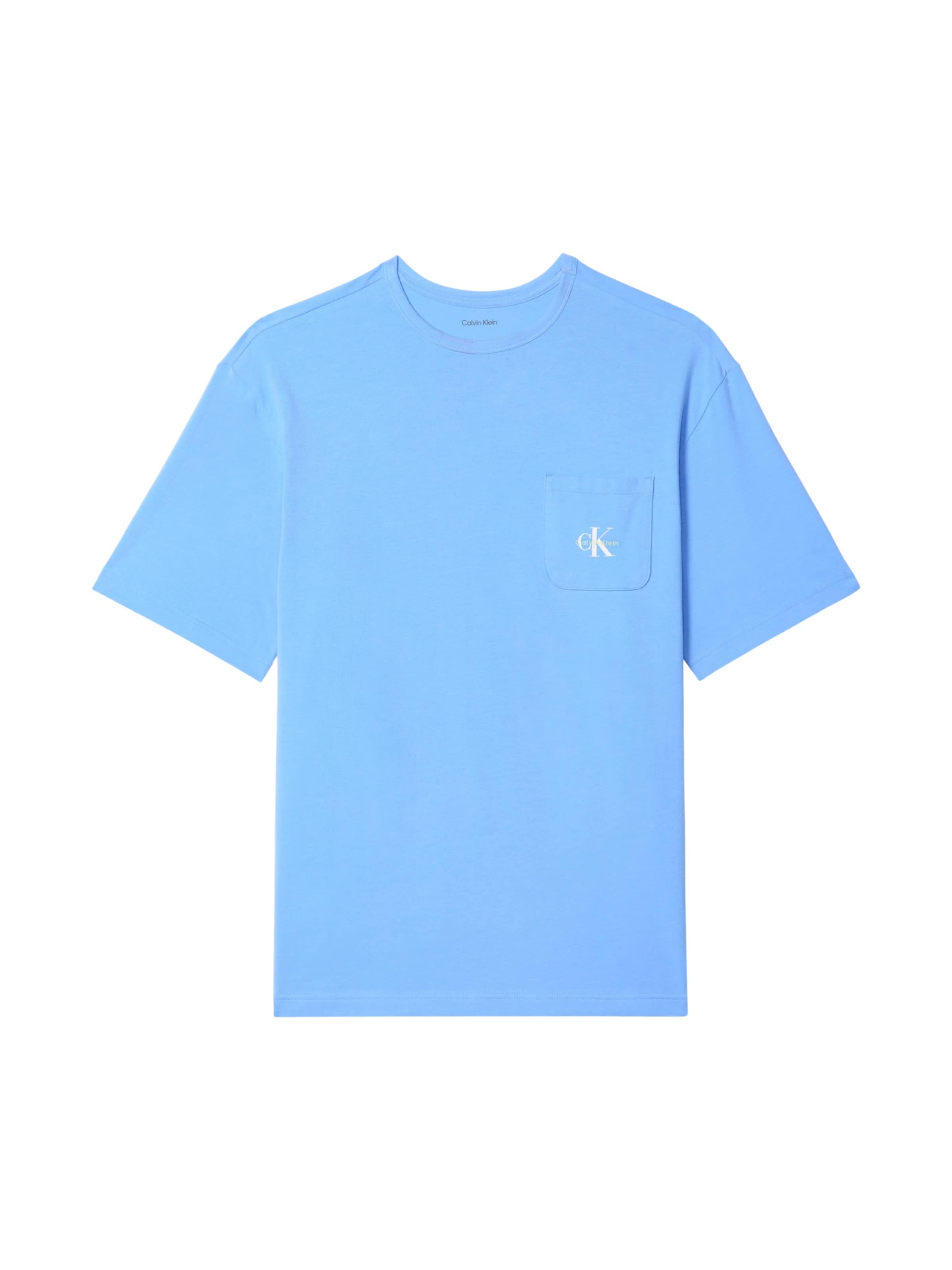 T-Shirt Calvin Klein en bleu : devant