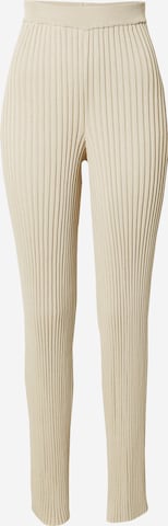 NA-KD Regular Trousers in Beige: front