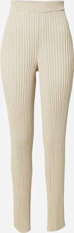 NA-KD Regular Pants in Beige: front