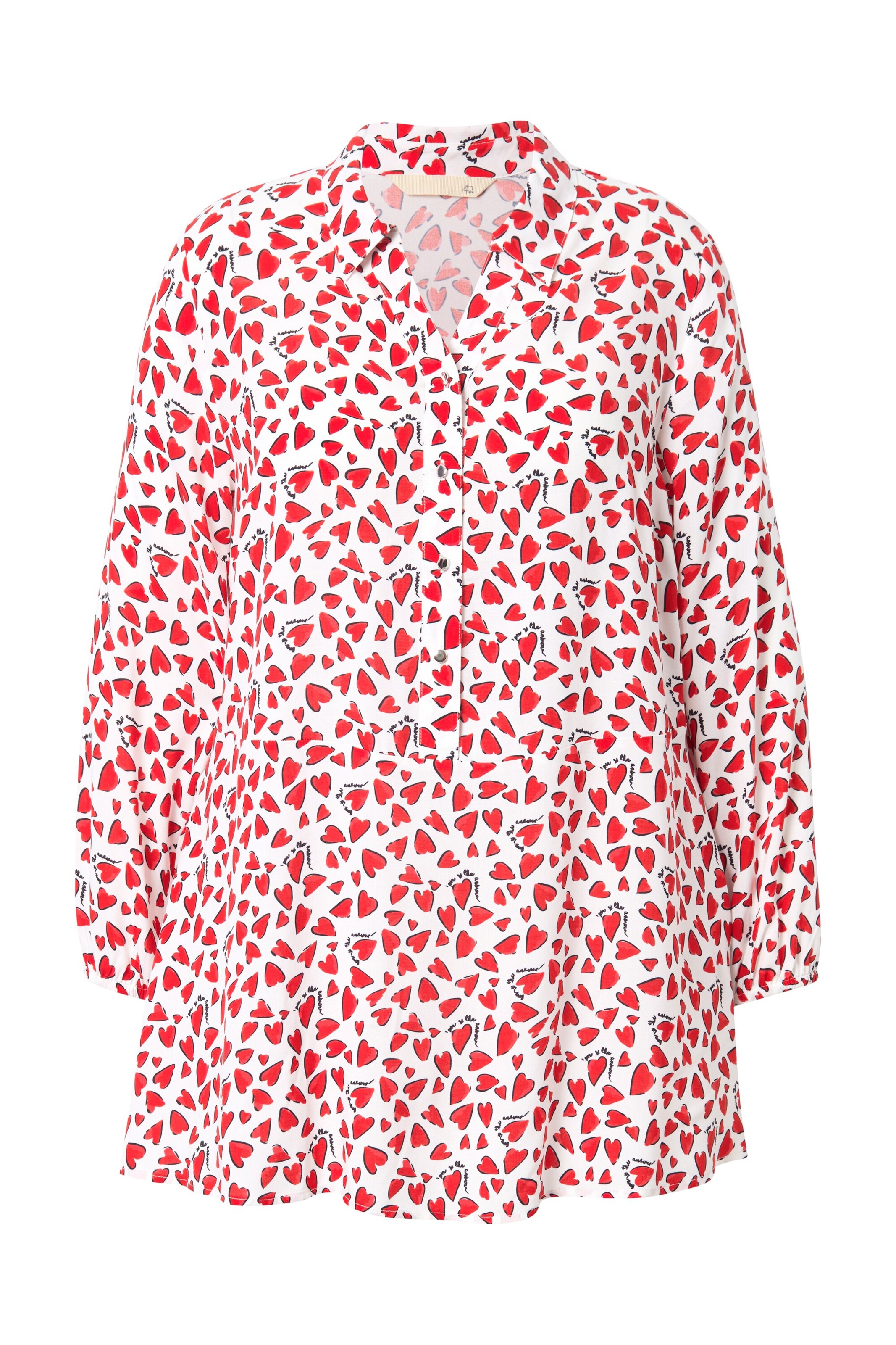 MIAMODA Blouse in Wit: voorkant