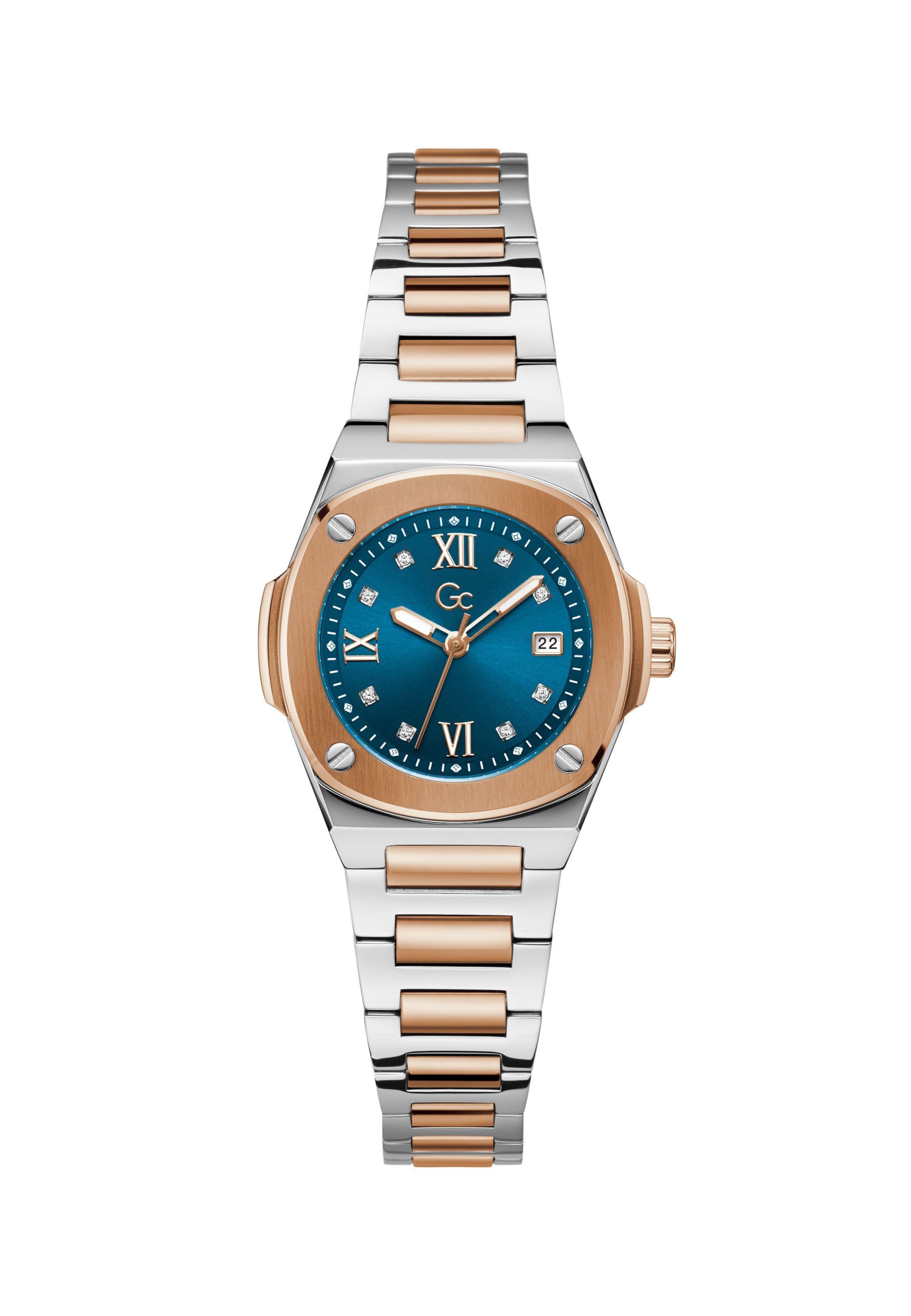 Gc Analogt ur 'Coussin Shape Mini' i sølv: forside