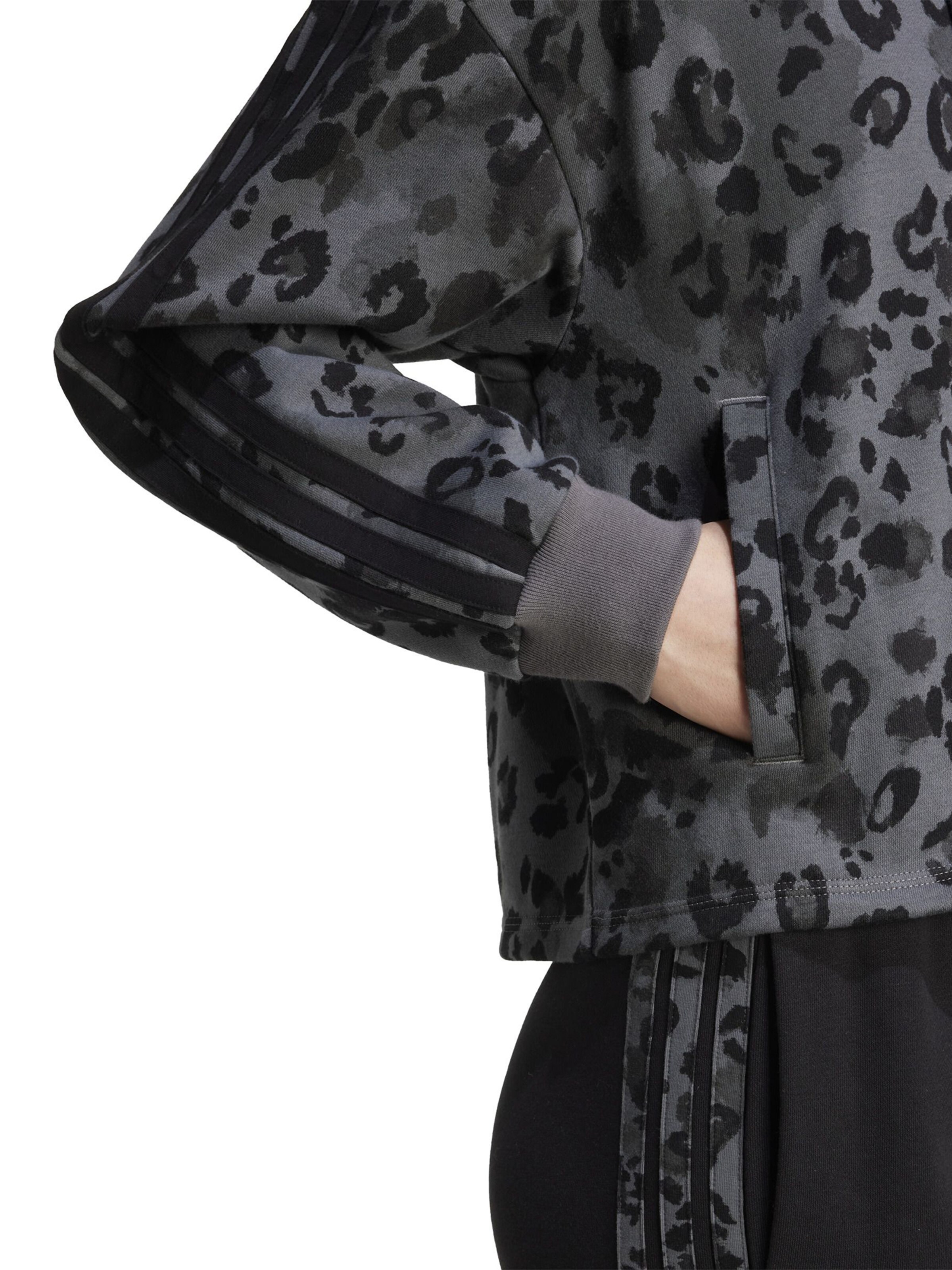 ADIDAS SPORTSWEAR Športna jopa na zadrgo | siva barva