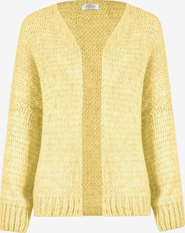 SASSYCLASSY Oversized Cardigan in Yellow: front