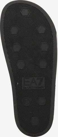 Flip-flops de la EA7 Emporio Armani pe alb