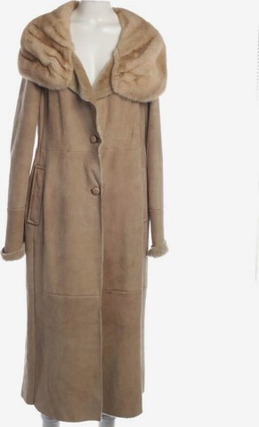 PRADA Jacket & Coat in M in Brown: front