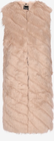 Gilet faina en beige : devant