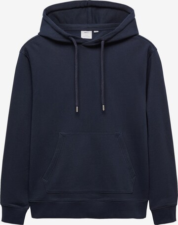 MANGO MAN Sweatshirt 'Bone' in Blauw: voorkant