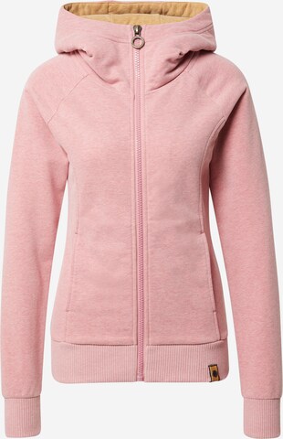 Fli Papigu Sweatvest in Roze: voorkant