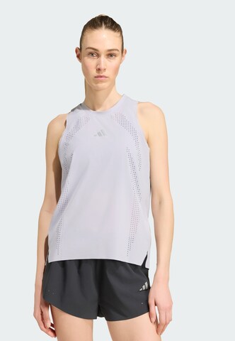 ADIDAS PERFORMANCE - Top desportivo 'Adi365 Aspyre' em cinzento: frente