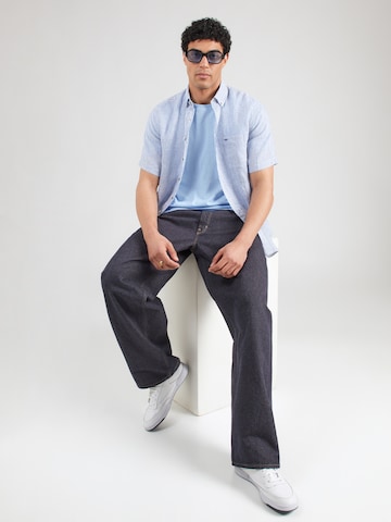 Coupe regular Chemise 'Classic' FYNCH-HATTON en bleu