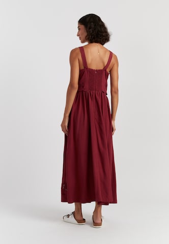 Chinti & Parker - Vestido de verão em vermelho