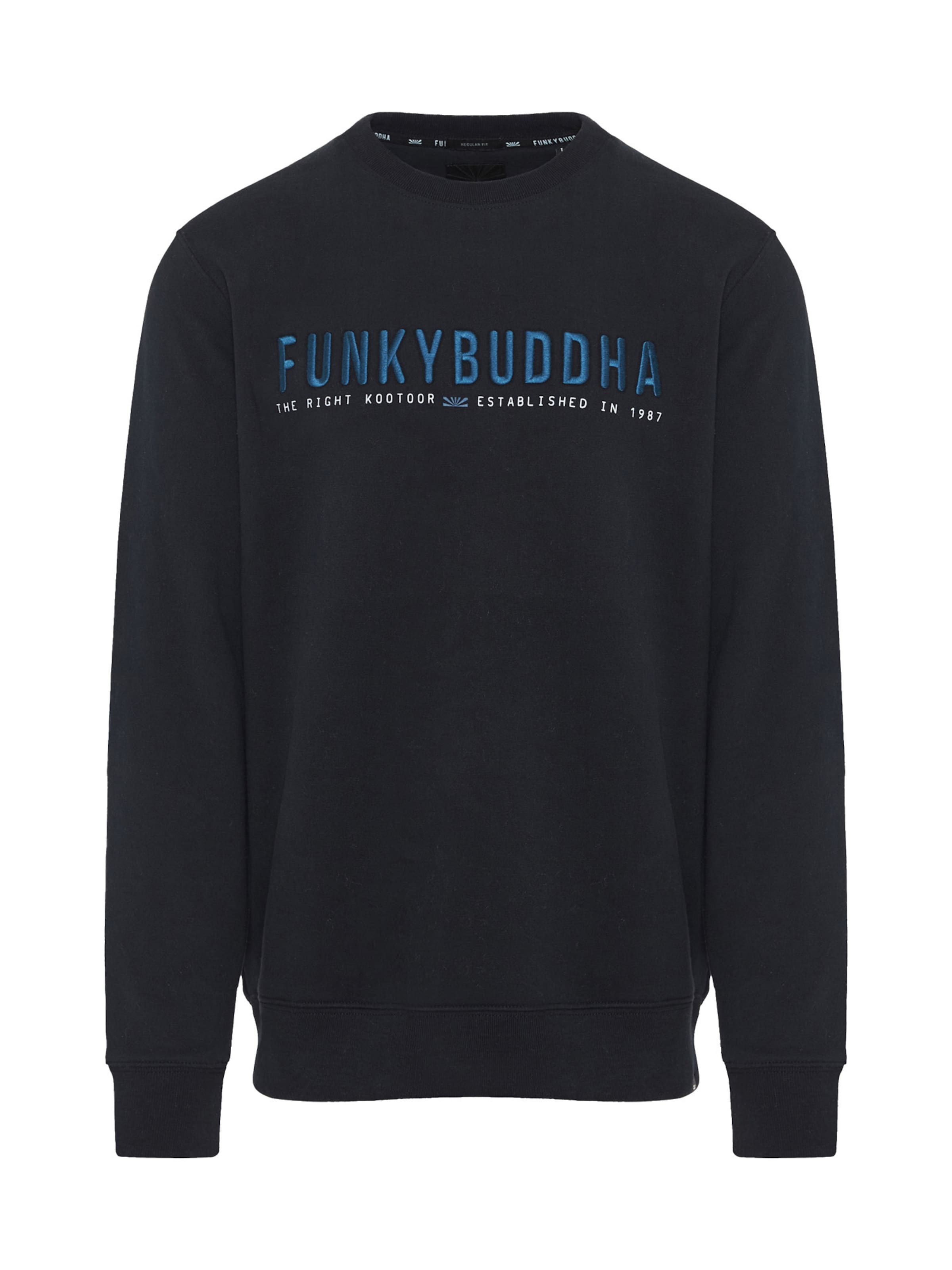 Funky Buddha Sweatshirt i sort: forside