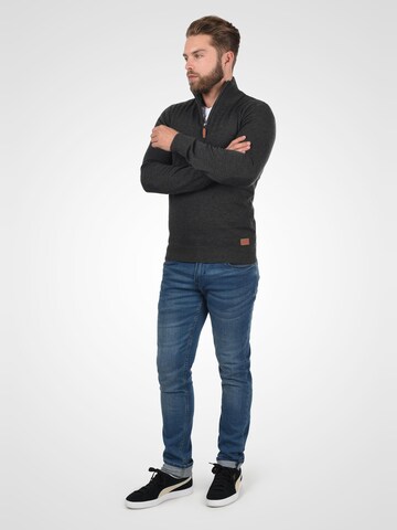 BLEND Strickpullover 'Robin' in Grau