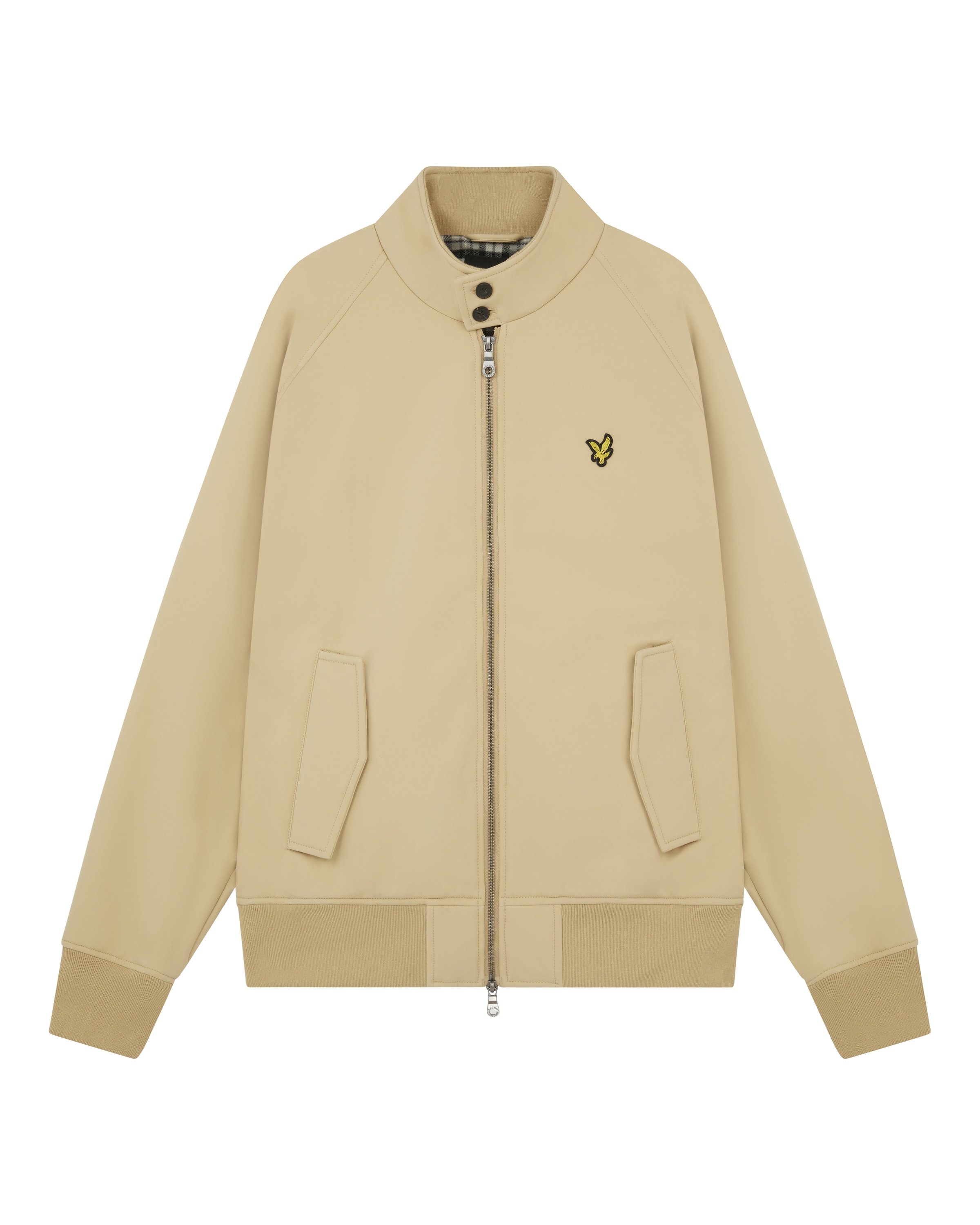Lyle & Scott Jacke 'Harrington' in Beige: Vorderseite