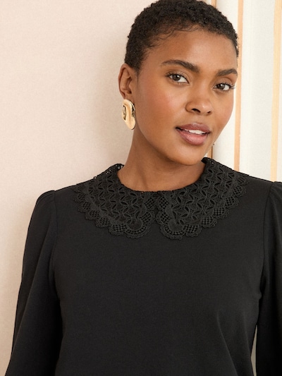 love & roses Blusa en negro, Vista del producto