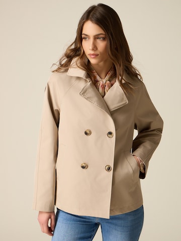 Manteau mi-saison oltre en beige : devant