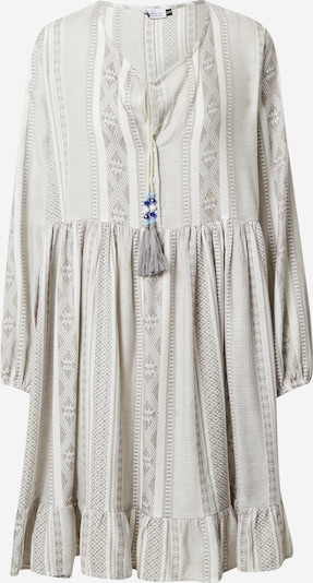 Zwillingsherz Robe-chemise 'Nala' en gris chiné / blanc, Vue avec produit