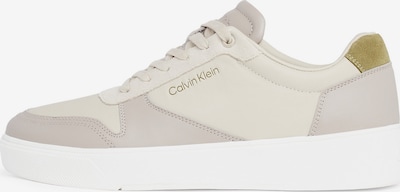 Calvin Klein Baskets basses en beige / crème / marron, Vue avec produit