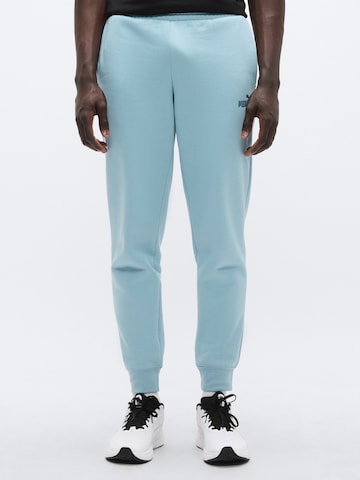 PUMA Regular Sportbroek 'ESS No. 1' in Blauw: voorkant