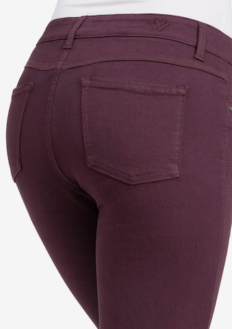 wonderjeans Slimfit Jeans in Rot