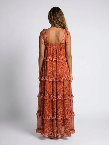 Robe 'Robe Longue Vanessa' Miss June en orange