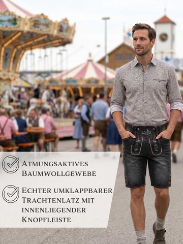 Steigenhöfer Regular Traditional Pants 'Jeans Leonard' in Black