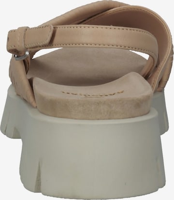 SANSIBAR Sandalen met riem in Beige