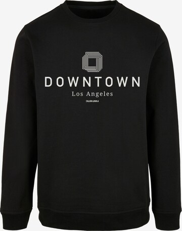 F4NT4STIC Sweatshirt 'Downtown LA' in Schwarz: predná strana