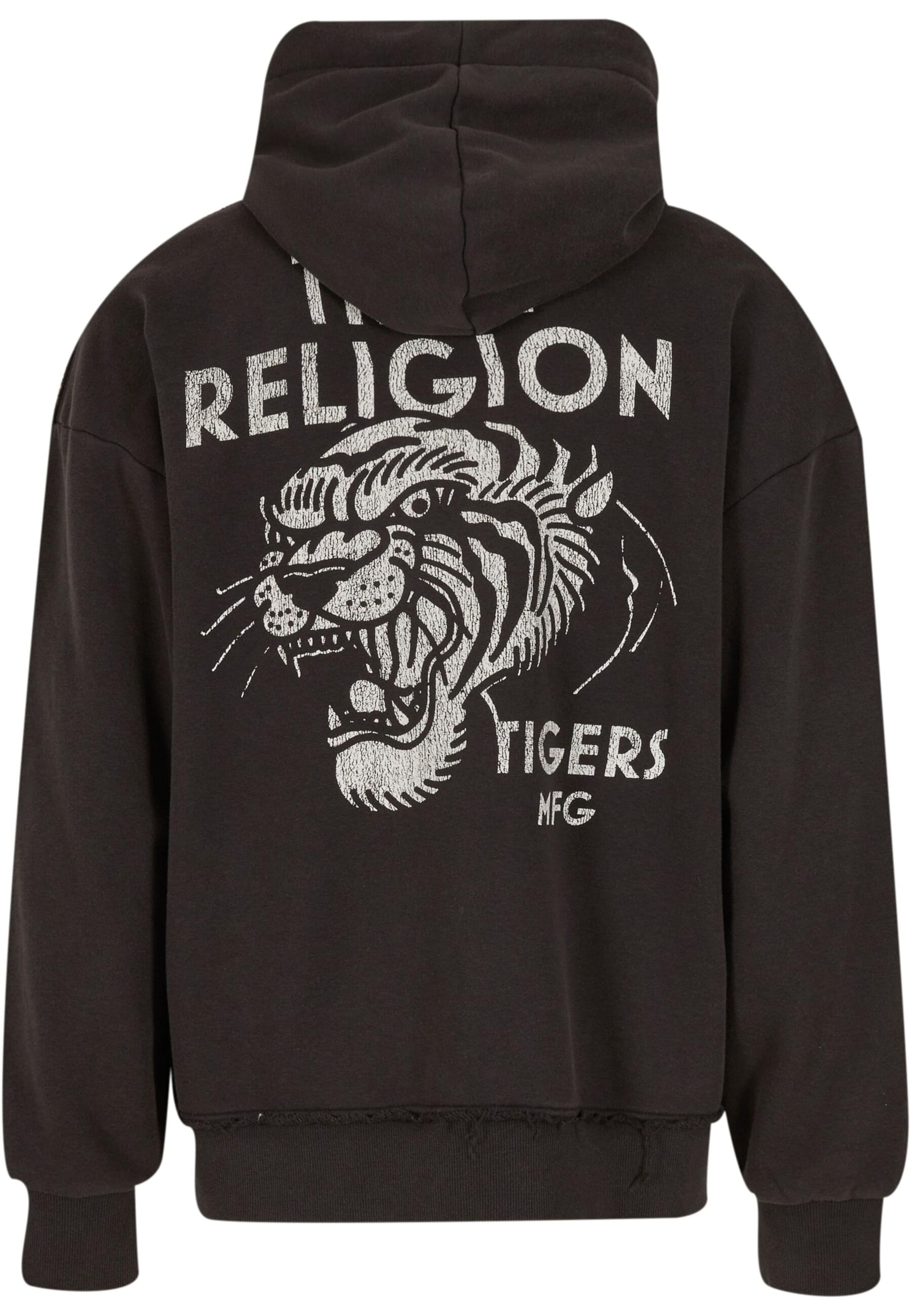 True Religion Mikina 'Tiger' – černá
